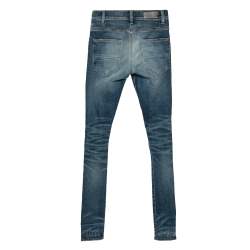 Pre Owned Amiri Blue Distressed Denim Slim Fit Jeans XS