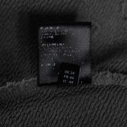 Amiri Grey Distressed Cotton Shotgun Crewneck Sweatshirt XS