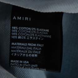 Amiri Indigo Bleached Crystal Gradient Distressed Jeans XS