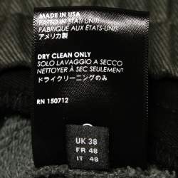 Amiri Green Cotton Knit Pocket Detailed Slim Fit Sweatpants M