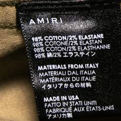Amiri Brown & Green Camouflage Cotton Cargo Pants M 