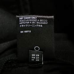 Pre Owned Amiri Black Denim Distressed Skinny Jeans S