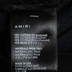 Amiri Black Distressed Denim Panelled Skinny Jeans M Waist 32"
