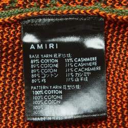 Amiri Green Bandana Print Knit Drawstring Shorts L