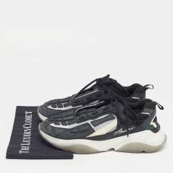 Pre Owned حذاء رياضي اميري بوني رانر مقاس 43 شبك ونوباك لونين منخفض من أعلى