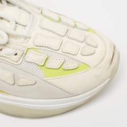 Amiri Tricolor Leather and Mesh Bone Runner Low Top Sneakers Size 43
