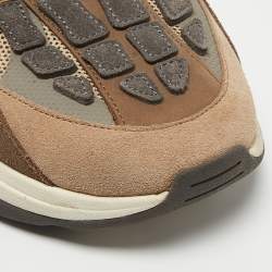 Amiri Beige/Grey Suede Runner Trainers Sneakers Size 46
