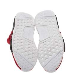 Pre Owned Pharrell x Adidas HU NMD Red Human Race Sneakers Size 42