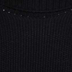 Ann Demeulemeester Black Alpaca Wool Knit Pepito Roll Neck Jumper M