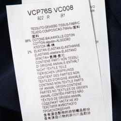 مملوكة مسبقًا بنطلون أرماني كالزوني قطن أزرق كحلي قصة إعتيادية مقاس خصر 37 إكس إكس لارج