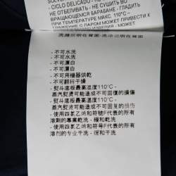 مملوكة مسبقًا بنطلون أرماني كالزوني قطن أزرق كحلي قصة إعتيادية مقاس خصر 37 إكس إكس لارج