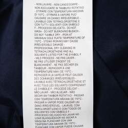 مملوكة مسبقًا بنطلون أرماني كالزوني قطن أزرق كحلي قصة إعتيادية مقاس خصر 37 إكس إكس لارج