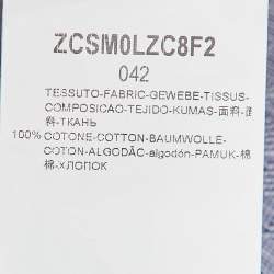 Pre Owned Armani Collezioni Blue Cotton Long Sleeve Button Front Shirt XL