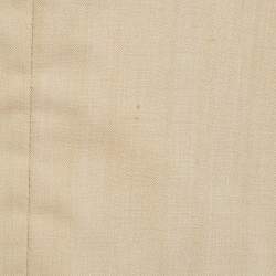 Armani Collezioni Khaki Beige Wool Blend Single Breasted Blazer L