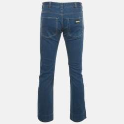 Pre Owned Armani Collezioni Blue Denim Slim Fit Jeans M Waist 32"