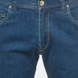 Pre Owned Armani Collezioni Blue Denim Slim Fit Jeans M Waist 32"