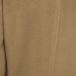 Pre Owned Armani Collezioni Brown Wool Double Breasted Coat M