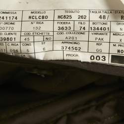 Pre Owned Armani Collezioni Brown Wool Double Breasted Coat M