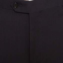 Pre Owned Armani Collezioni Navy Blue Wool Tailored Suit XXL