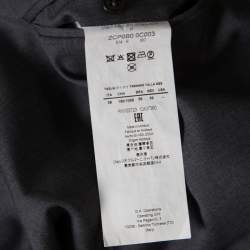 Armani Collezioni Grey Wool Tailored Trousers 4XL 