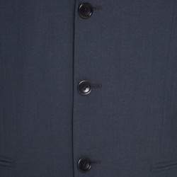 Pre Owned Armani Collezioni Grey Wool Tailored Blazer L