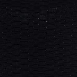 Armani Collezioni Black Textured  Wool Crew Neck Sweater L