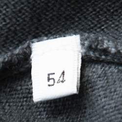 Armani Collezioni Grey Virgin Wool Cardigan XXL