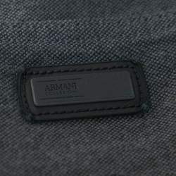 Pre Owned بنطلون أرماني كوليزوني جي06 قصه مجسمه مزيج قطن رصاصي مقاس وسط (ميديوم)