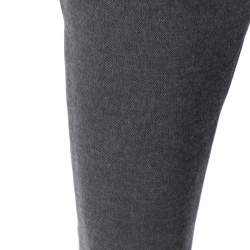 Pre Owned بنطلون أرماني كوليزوني جي06 قصه مجسمه مزيج قطن رصاصي مقاس وسط (ميديوم)