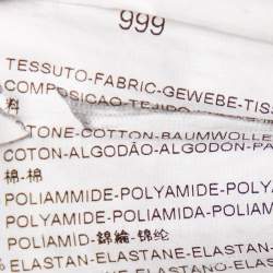 مملوكة مسبقًا قميص أرماني كوليزيوني قطن أسود بياقة منتصبة مقاس كبير جدًا - إكس لارج