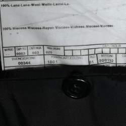 مملوكة مسبقًا جاكيت بليزر أرماني كوليزوني صوف كاروهات رصاصي صدرية واحدة مقاس كبير جداً (اكس لارج)