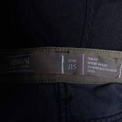 Armani Collezioni Black Denim Slim Fit Jeans 3XL