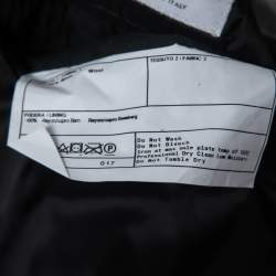 Pre Owned Armani Collezioni Black Wool Single-Breasted Blazer L