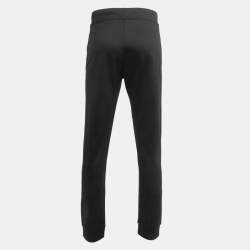Pre Owned Armani Collezioni Black knit Drawstring track Pants L