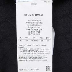 Pre Owned Armani Collezioni Navy Blue Knit Crew Neck Sweater S