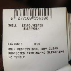 Pre Owned Armani Collezioni Vintage Brown Faux Suede Zip Front Jacket XXL