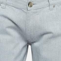 Armani Collezioni Light Blue Denim Slim Fit Jeans M Waist 33''