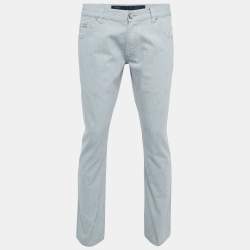Armani Collezioni Light Blue Denim Slim Fit Jeans M Waist 33''