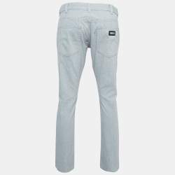 Armani Collezioni Light Blue Denim Slim Fit Jeans M Waist 33''