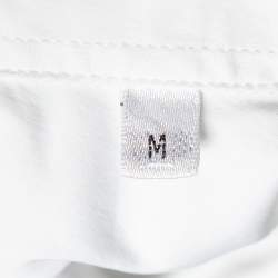 Pre Owned Armani Collezioni White Cotton Long Sleeve Shirt M