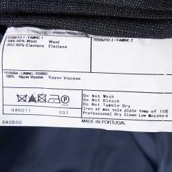 Armani Collezioni Charcoal Grey Wool Vest L