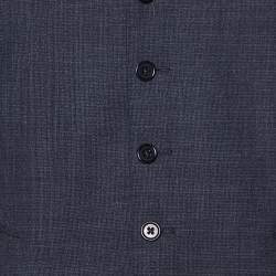 Armani Collezioni Charcoal Grey Wool Vest L