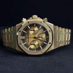 Audemars Piguet Gold 18k Yellow Gold Royal Oak 26240BA Automatic Men's Wristwatch 41 mm