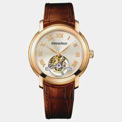 Audemars Piguet Jules 26561Or.Oo.D088Cr.01 Manual Winding Silver 18k Rose Gold Men's Wristwatch 39 mm