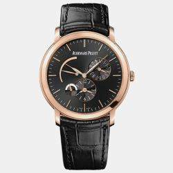 Audemars Piguet Jules 26380OR.OO.D002CR.01 Automatic Black 18k Rose Gold Men's Wristwatch 41 mm  