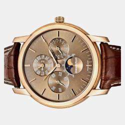 Pre Owned Audemars Piguet Jules 26390OR.OO.D093CR.01 Automatic Brown 18k Rose Gold Men's Wristwatch 41 mm  