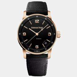 Audemars Piguet Code 11.59 15210Or.Oo.A002Kb.01 Automatic Black 18k Rose Gold Men's Wristwatch 41 mm