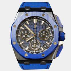 Pre Owned Audemars Piguet Royal Oak Offshore 26420CE Automatic Blue Ceramic Men’s Wristwatch 43 mm