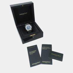 Audemars Piguet Blue Stainless Steel Royal Oak 15500ST.OO.1220ST.01 Automatic Men's Wristwatch 41 mm