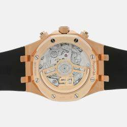 Audemars Piguet Black 18k Rose Gold Royal Oak 26240OR.OO.D002CR.01 Automatic Men's Wristwatch 41 mm